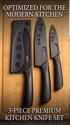3 piece premium kitchen knife set