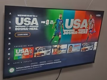 VIZIO 43 in 4K 2160p LED Smart TV Black