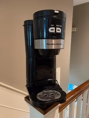 NEW Bean-to-Brew Coffeemaker Grind & Brew Single-Serve Hamilton Beach