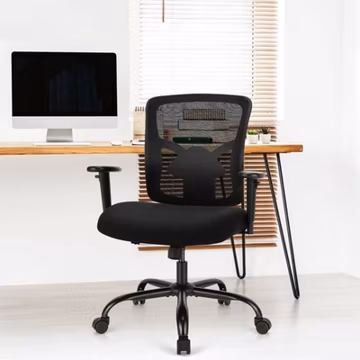 400 LBS Mesh Big & Tall Office Chair with Ergonomic Backrest