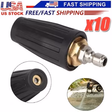 4.0GPM High Pressure Washer Rotating Turbo Nozzle Spray Tip 4000PSI 1/4" Quick