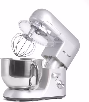 CHEFTRONIC SM986 Silver Standing Mixer One Size Tilt Head Electric (SM986SILVER)