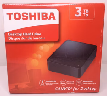 Toshiba 3 TB External Desktop Hard Drive NEW Sealed Canvio DWC330 SC3151-A1