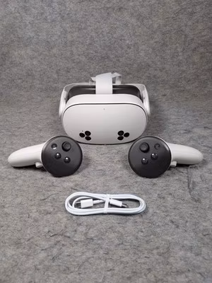 Meta Quest 3S 128GB VR Headset W/ Controllers TESTED & WORKING