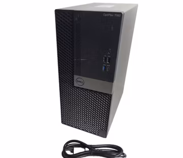 Dell OptiPlex 7060 MT Tower Desktop Intel i7-8700 16GB RAM 500GB SSD Win 11 Pro
