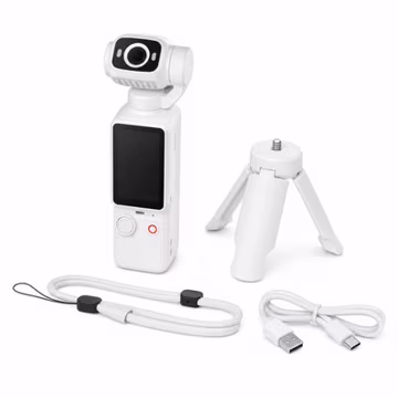 4K Pocket Vlog Camera 180° Rotating Lens Mini Action Camera Supports 128GB TF