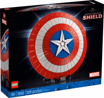 LEGO - 76262 - Marvel - Captain America's Shield - 3,128 Piece Set - New Sealed