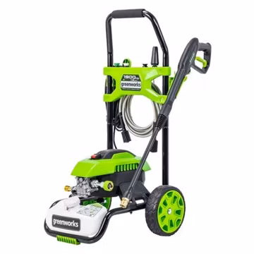 Greenworks 1900 PSI 1.2 GPM Electric Pressure Washer 25ft Hose w/4 Nozzles
