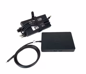 Dell WD15 USB-C Laptop Docking Station K17A001 with 130W AC Adapter