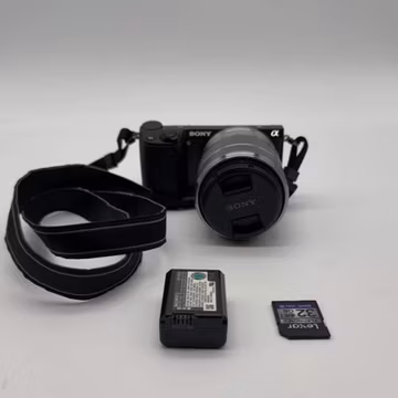 Sony Alpha NEX-5R 16.1MP Mirrorless Camera and Sony E 18-55mm f/3.5-5.6 OSS