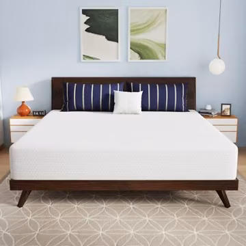 Bamboo Charcoal Gel Memory Foam Mattress, CertiPUR-US Certified and Breathable