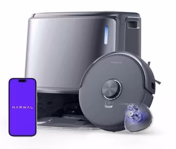 NARWAL Freo Z10 Ultra Robot Vacuum&Mop Combo 18000Pa Self-Emptying Drak Gray