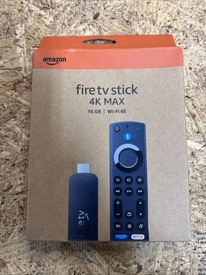 Amazon Fire TV Stick 4K MAX Ultra HD HDR Streaming Media Player Wi-Fi 6E 16GB