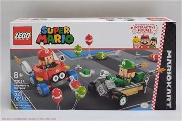 LEGO Super Mario Kart Baby, Mario vs. Baby Luigi Collectible 72034 SEE DETAILS