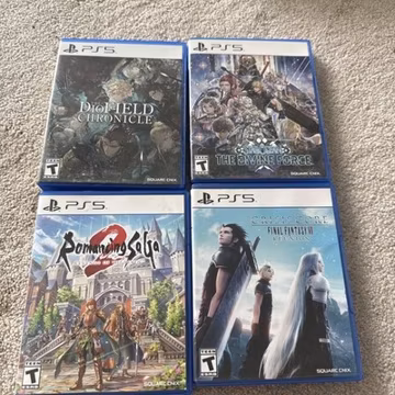 Square Enix 4 Game Bundle - Sony PlayStation 5