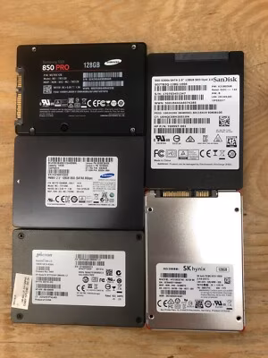 128GB SSD 2.5" Solid mixed major brands (Samsung, Kingston, etc) | Great Health