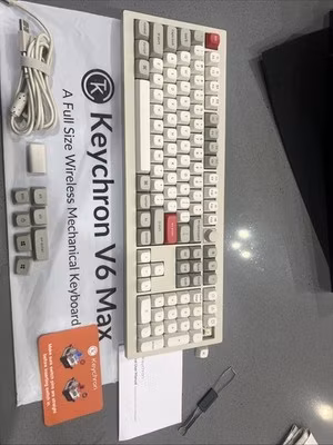 Keychron V6 Max Full Size Mechanical Keyboard 2.4 Bluetooth