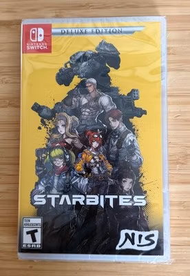 Starbites Deluxe Edition Nintendo Switch Game w/ Art Book *SEALED* RARE! rpg