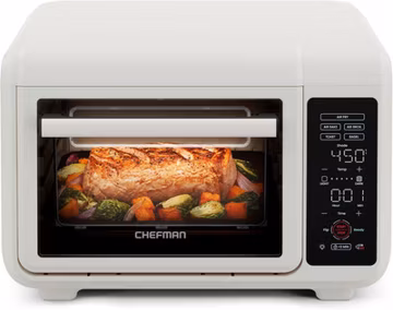Air Fryer Toaster Oven Combo, Countertop Oven for Quick & Healthy Meals - Ivory