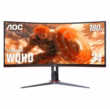 AOC CU34G2XP 34" UltraWide Curved Gaming Monitor WQHD (3440x1440) 180Hz HDR400