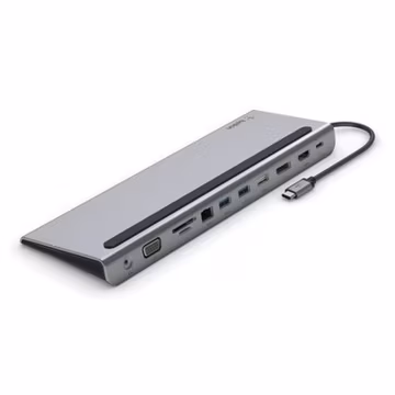 Belkin Connect USB-C 11-in-1 Multiport Dock (Certified Refurbished) - Silver