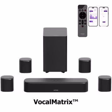 ULTIMEA 7.1 TV Soundbar with Surround Speakers, Bluetooth Surround Sound System