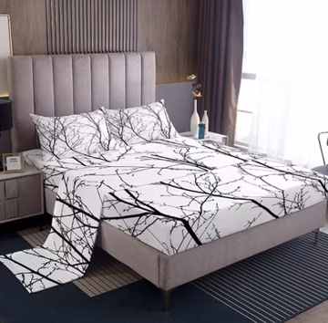 Full Sheet set Microfiber 6 pc Allergy Free 1800 Premier Set