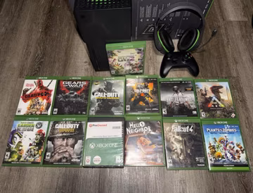 Xbox Series X 1TB Console Bundle w/controller, hyperX bluetooth headset(ark=gta5
