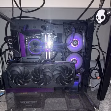 Custom Gaming PC, Geforce rtx 5090, 9950 3xd dual cpu, 1000 w psu, 64 gb ram