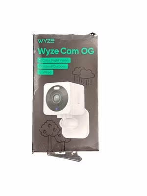 Wyze Cam OG White 1080p Indoor Outdoor Security Camera WYZECGS Open Box