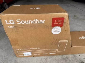 New S40T LG Soundbar & Wireless Subwoofer for TV with Dolby Audio 2.1 channel