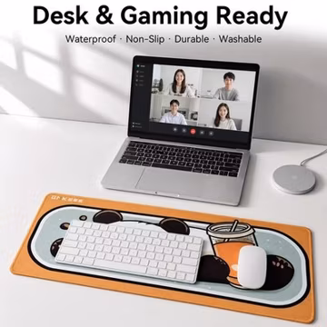 Panda Large Gaming Mouse Pad Non-Slip Extended Keyboard Desk Mat PC 70CMx30CM