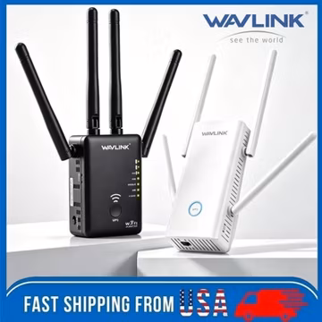 WAVLINK AX3000 AC1200 Router Dual-Band Repeater 1000Mbps Gigabit Wall Plug Desig