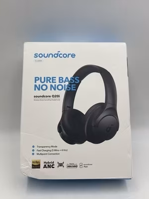 Soundcore Q20i Wireless Over-Ear Headphone Hybrid Active Noise Cancelling|Refurb