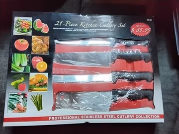 Chef Deluxe 21pc. Kitchen Cutlery Set
