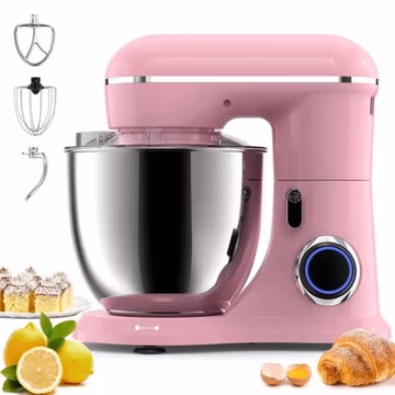 AILESSOM SP01 Samsaimo Stand 6.5-QT 660W 10-Speed Tilt-Head Food Mixer, Sakura P