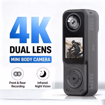 4K Action Camera Helmet Cam Dual Lens camera Body camera Camcorders US STOCk