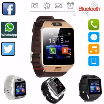 Bluetooth Smart Watch w/Camera Waterproof Phone Mate For Android Samsung iPhone