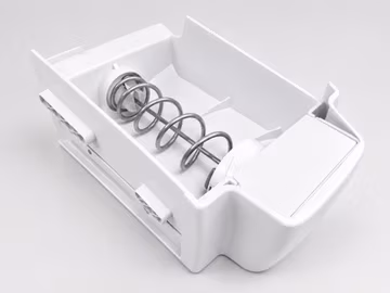 Ice Bucket Container Assembly Compatible with GE Refrigerator WR17X11447