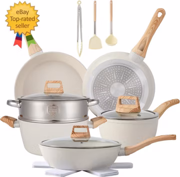 16PCS Pots and Pans Set Non Stick Cookware Set Nonstick with Cooking Set