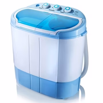 Pyle Compact & Portable Washer & Dryer, Mini Washing Machine and Spin Dryer