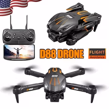 Drone 2026 4K HD Dual Camera FPV RC Foldable Quadcopter Remote With Screen`
