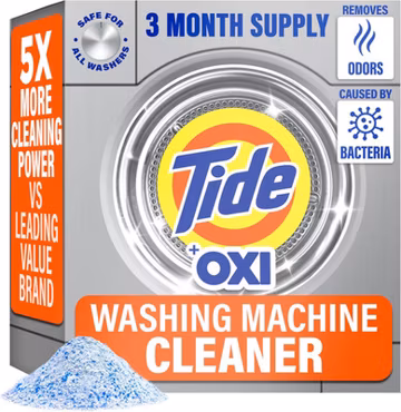 Washing Machine Cleaner by Tide, Washer Machine Cleaner with Oxi for Front and T
