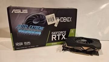 ASUS Phoenix NVIDIA GeForce RTX 3060 V2 12GB GDDR6 Graphics Card - SFF w/ DOCS