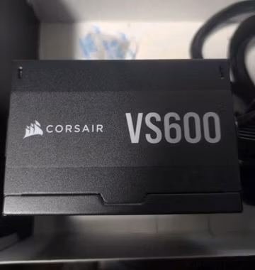 Corsair VS Series VS600 ATX Power Supply 600W Max Power, Black