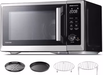 Toshiba 1.0 cu. ft. Microwave Oven Air Fryer Combo, SS - Certified Refurbished