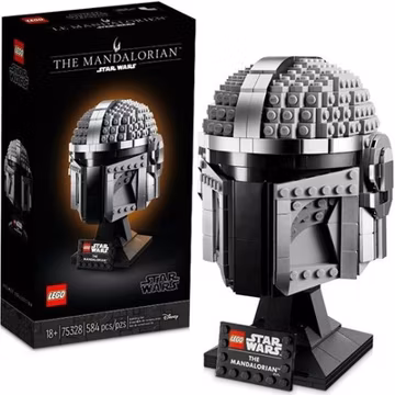 LEGO 6378933 Star Wars The Mandalorian Helmet Building Kit (584 Pieces)