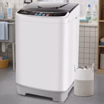 Full-Automatic Washing Machine 17.8LBS Washing & Dryer Combo Home Laundry Washer
