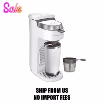 Hamilton Beach The Scoop Single Serve Coffee Maker, No Pods or Coffee Filters Ne