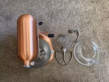 Kitchenaid Stand Mixer Limited Edition Pearl Copper 7 Quart Rare KSM7588PCP